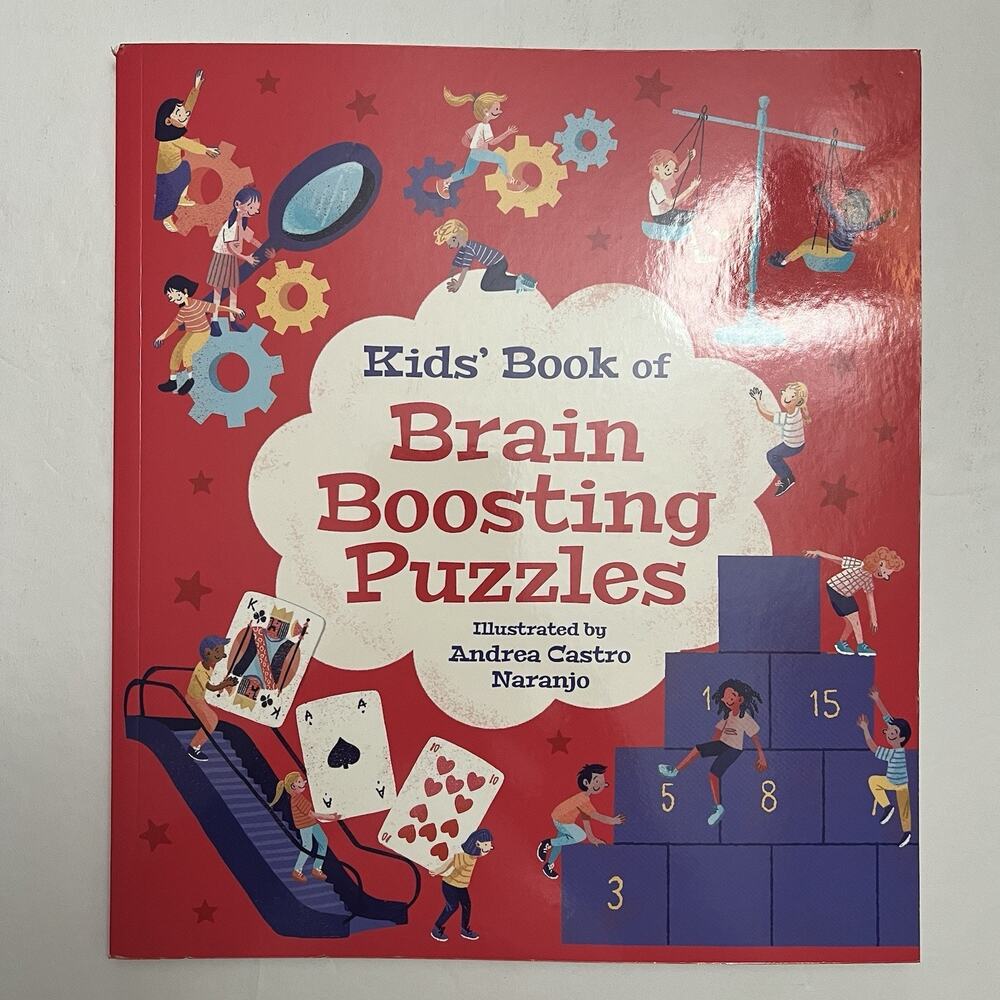 Ivy Finnegan Kids Book of Brain Boosting Puzzles Paperback